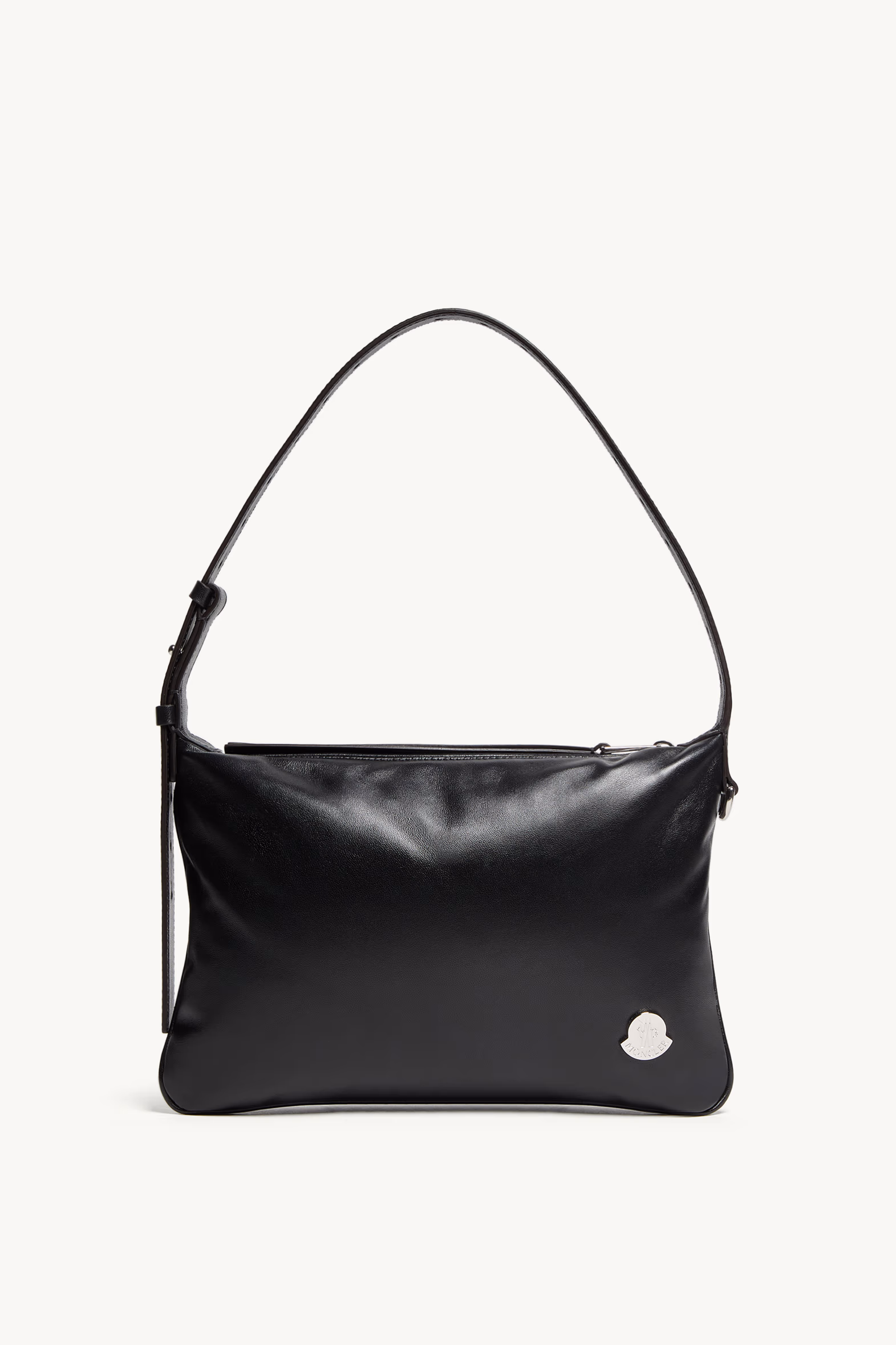 Bolso de hombro de piel de napa Vetta Mujer Negro Moncler 0